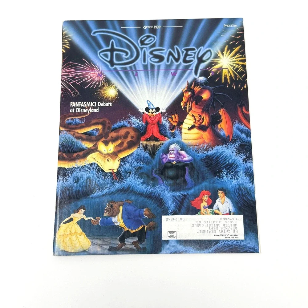 Disney News Magazine Lot 15 Issues 1990-1997 Mickey Aladdin Muppets Theme Parks